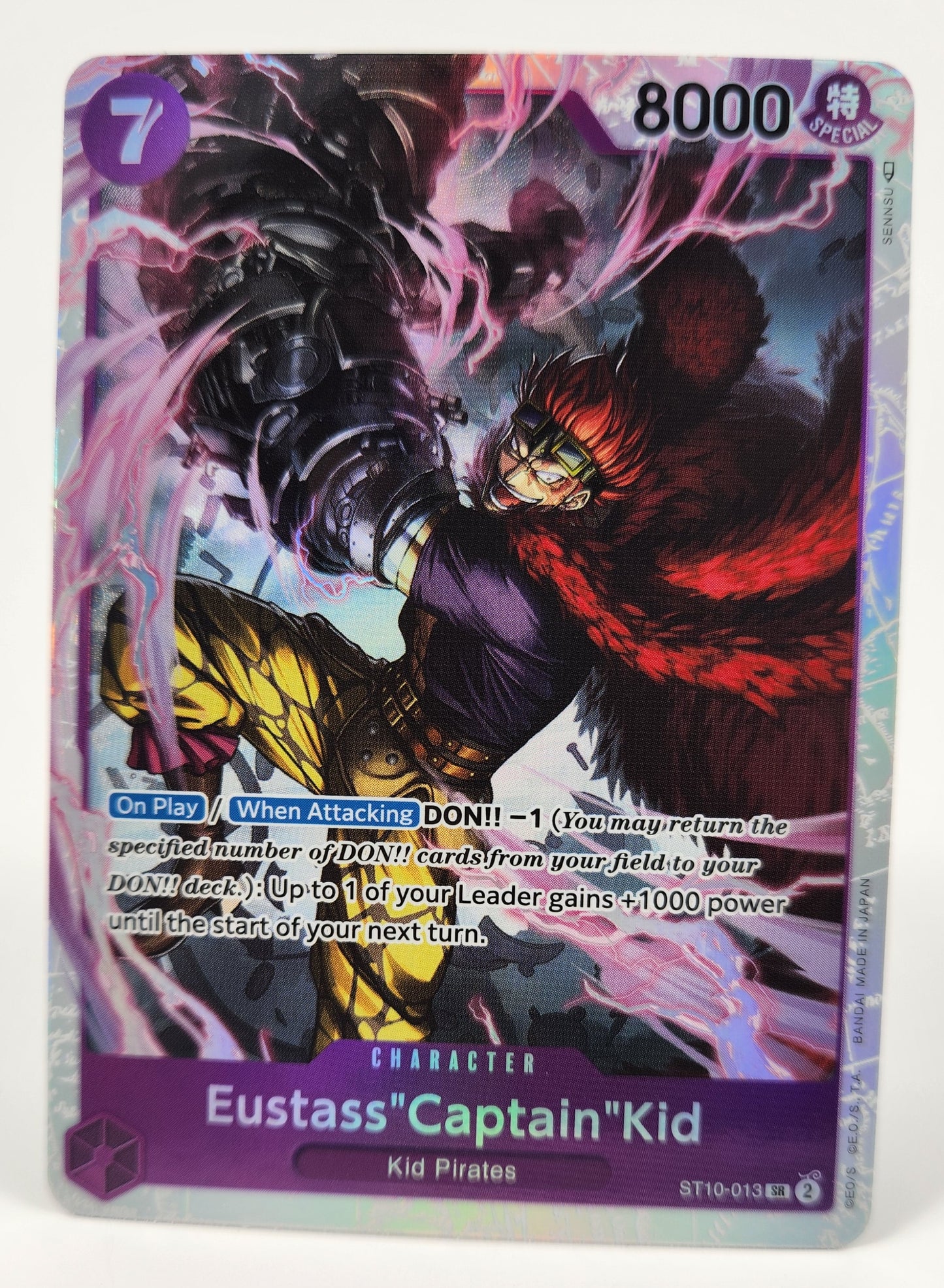 Eustass Captain Kid – ST10 013 Super Rare – One Piece TCG