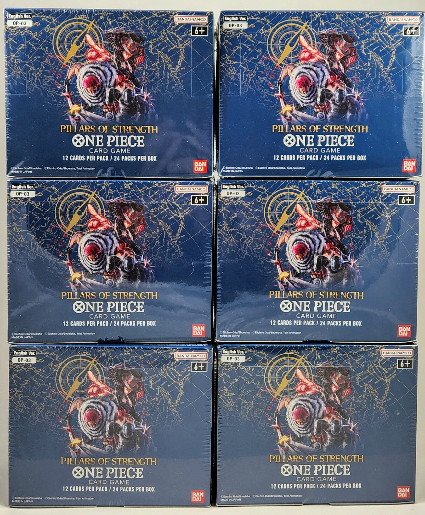 One Piece Trading Card Game OP-03 Pillars of Strength Booster Box Engl Pop Pursuit Collectibles One Piece Trading Card Game OP-03 Pillars of Strength Booster Box Engl Pop Pursuit Collectibles