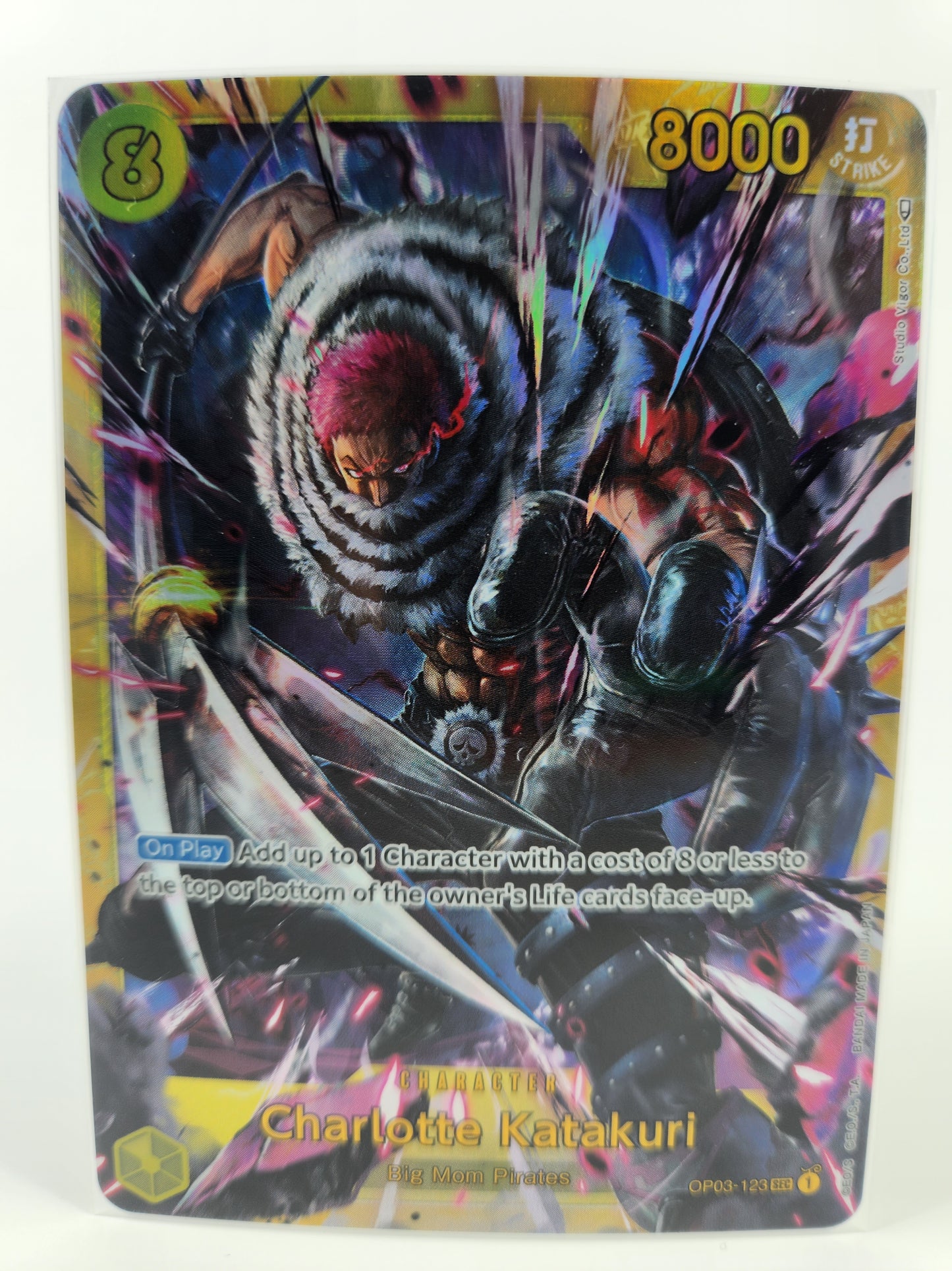 Charlotte Katakuri – OP03-123 Secret Rare – Pillars of Strength – One Piece TCG