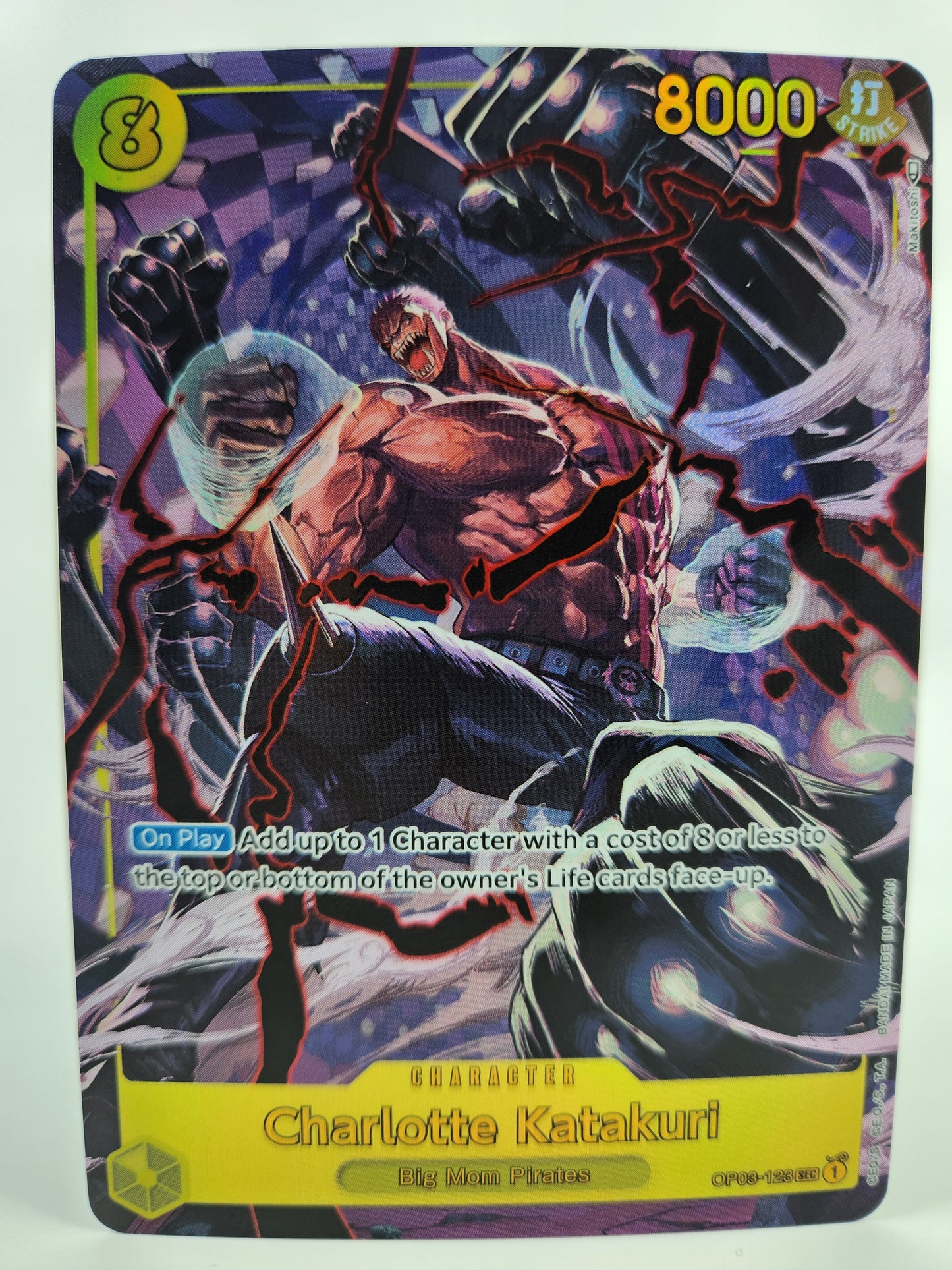 Charlotte Katakuri OP03-123 Alternate Art One Piece TCG