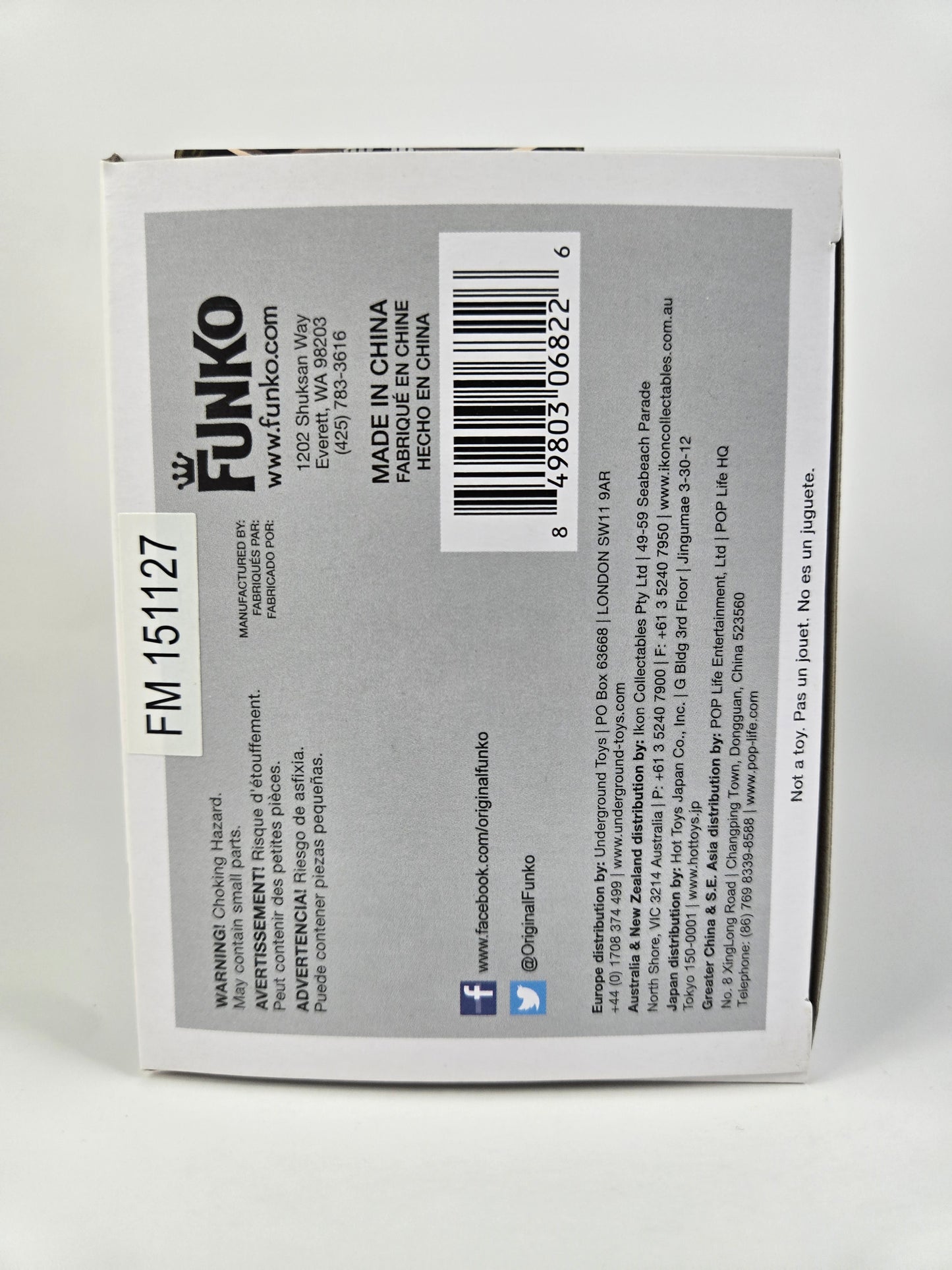 Funko Pop Games Call of Duty Lt. Simon Ghost Riley Muddy 70