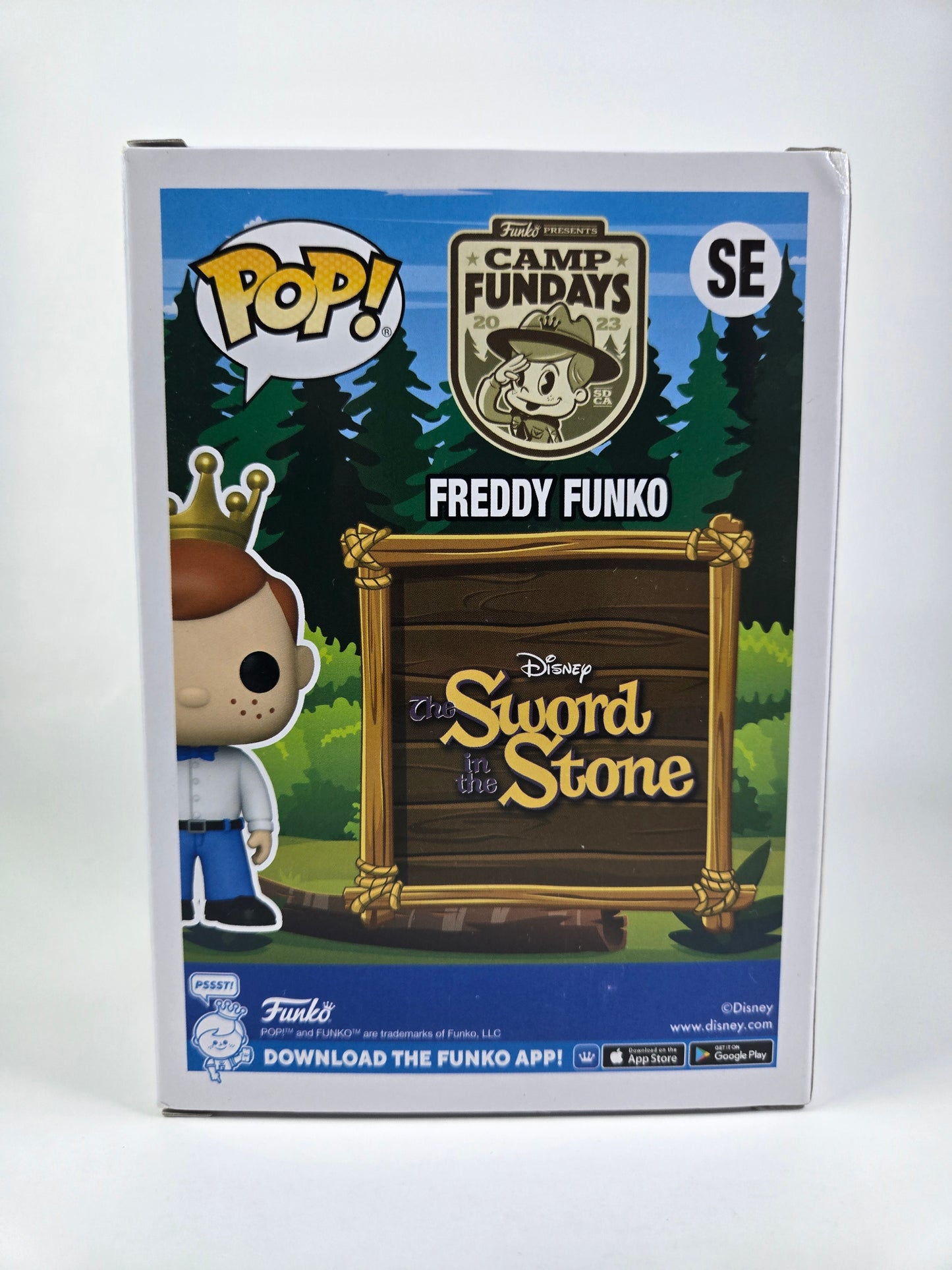 Funko Pop Freddy as Merlin Diamond Sword in the Stone - 2023 Fundays 500 Piece Exclusive