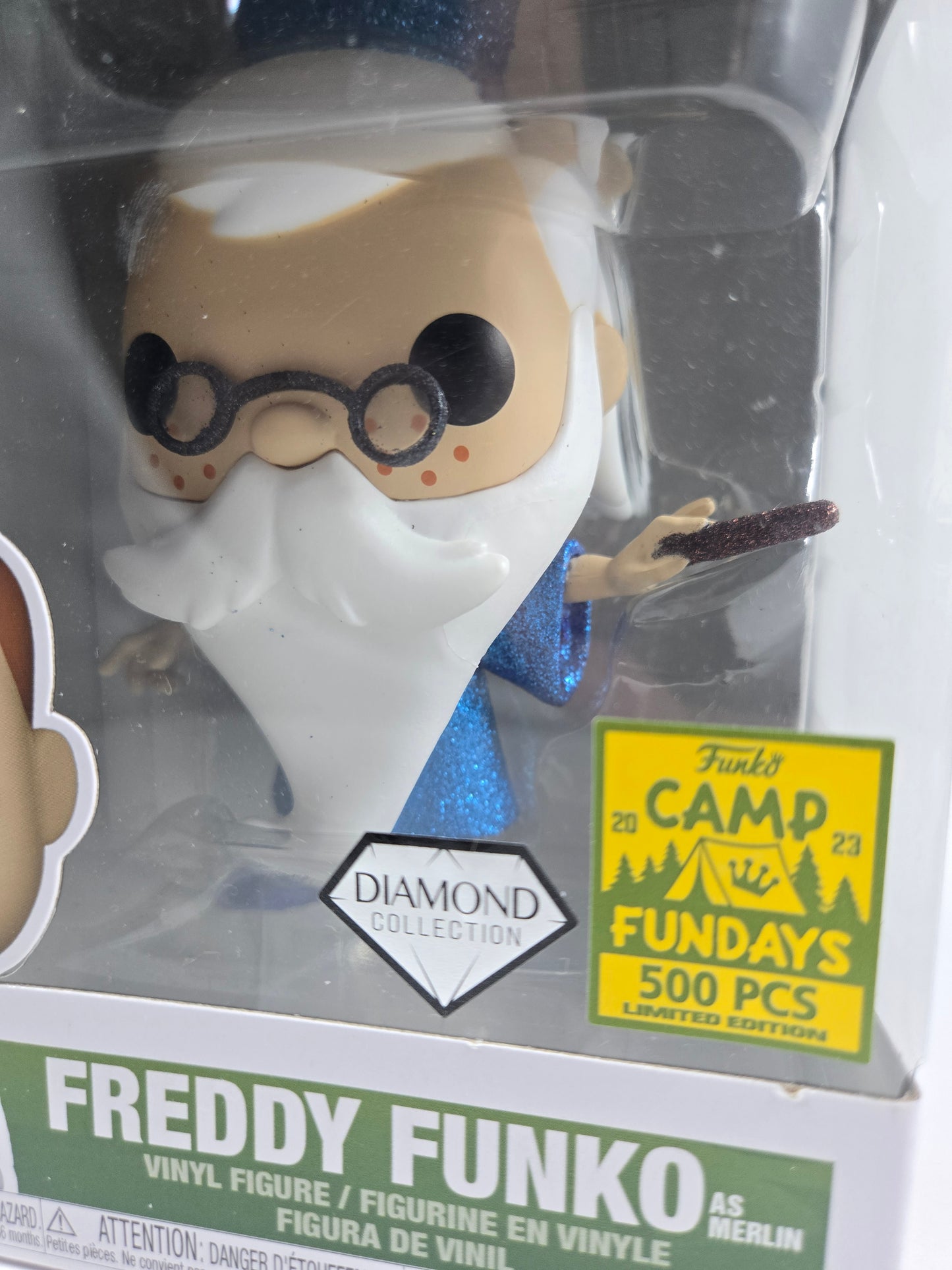 Funko Pop Freddy as Merlin Diamond Sword in the Stone - 2023 Fundays 500 Piece Exclusive