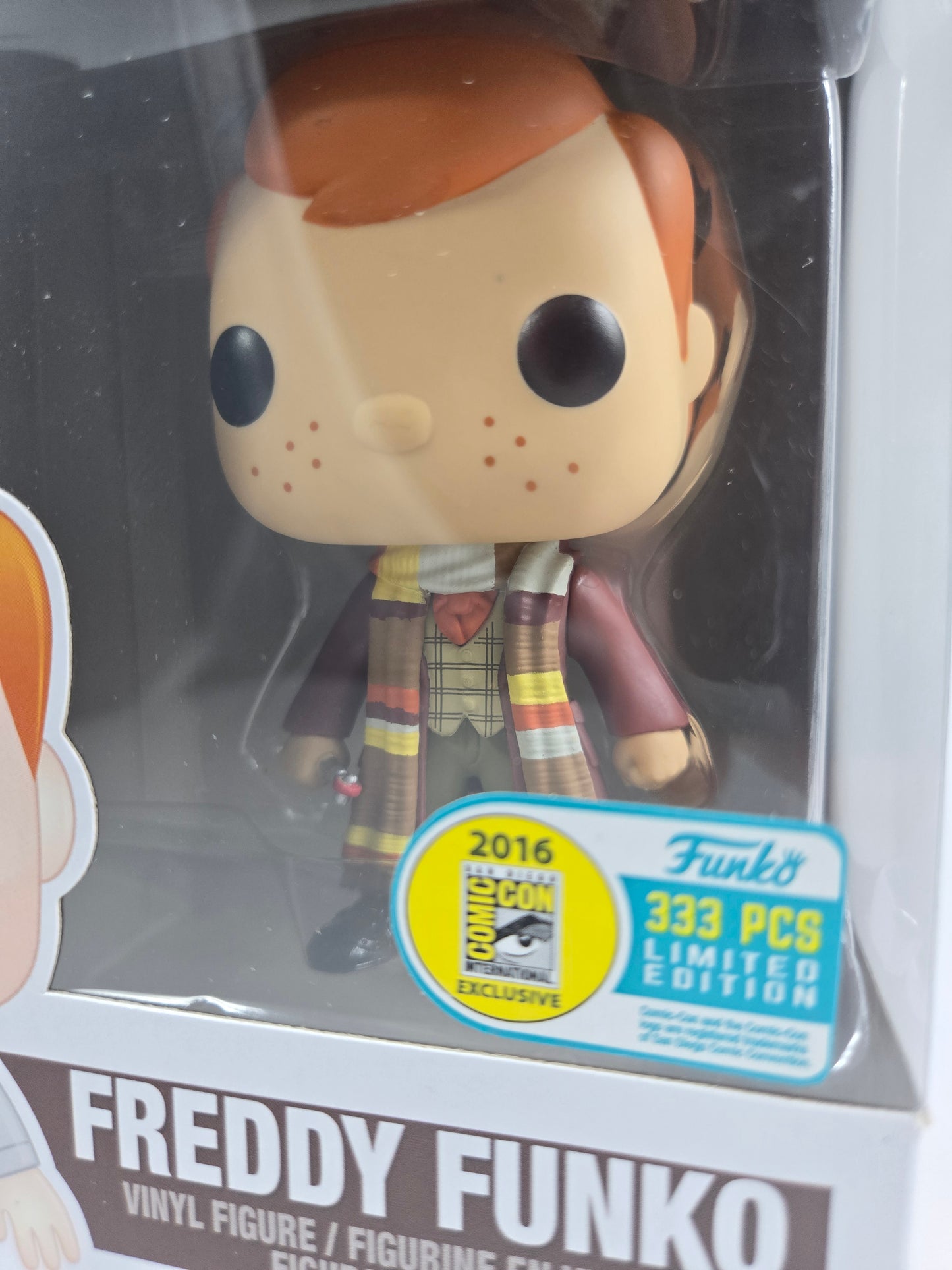 Funko Pop Freddy as Fourth Doctor Who - 2016 Fundays 333 Piece Exclusive