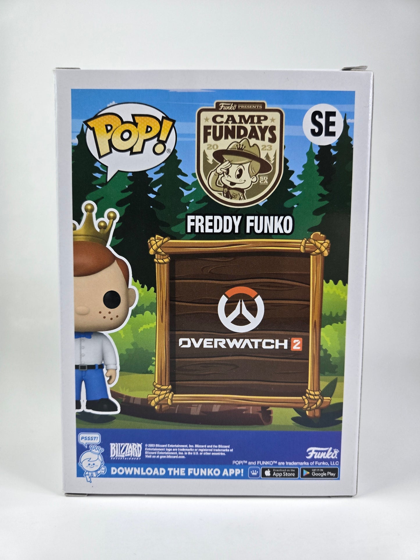Freddy Funko Pop as Genji Overwatch 2 Camp Fundays 100 Pcs Limited