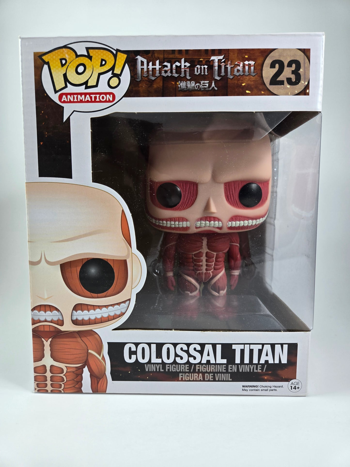 Funko Pop Attack on Titan Colossal Titan 23 Damaged Box