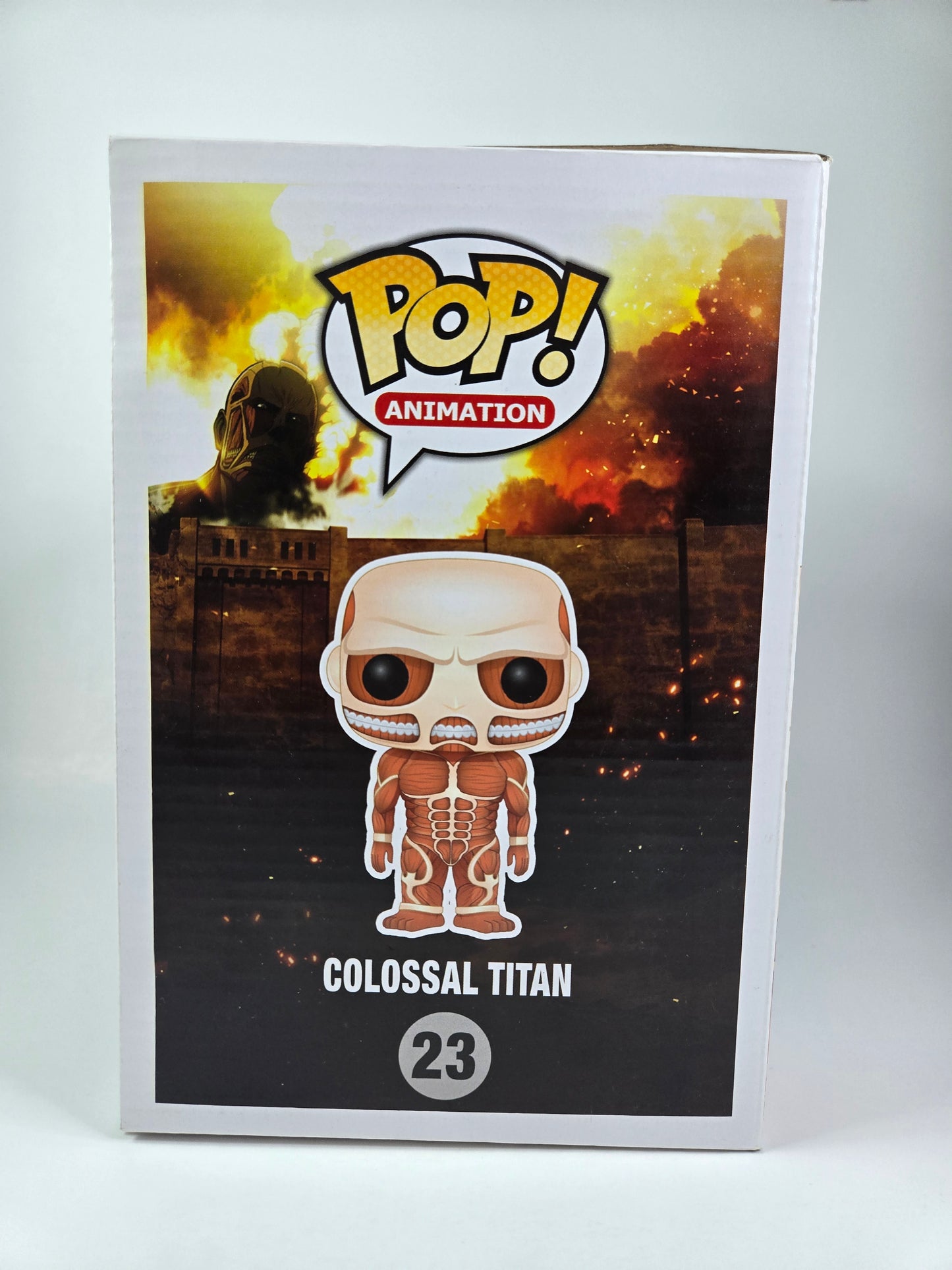 Funko Pop Attack on Titan Colossal Titan 23 Damaged Box
