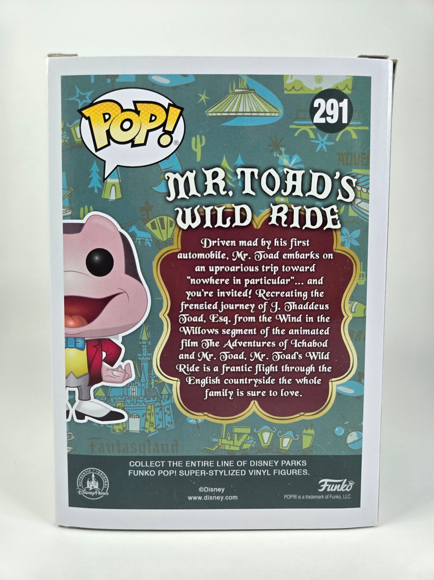 Funko Pop Disney Mr. Toad's Wild Ride SDCC 2017 Exclusive 1500 Piece Limited