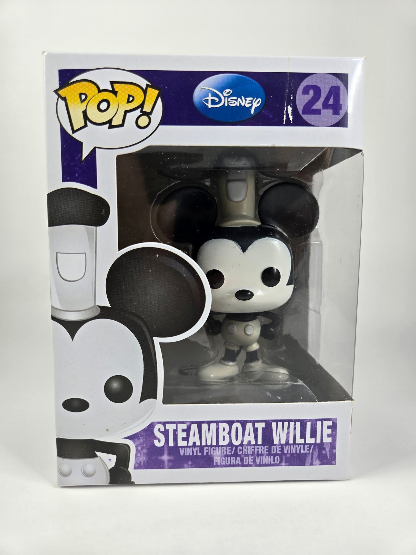 Funko Pop Disney Steamboat Willie 24 Damaged Box Rare Vaulted