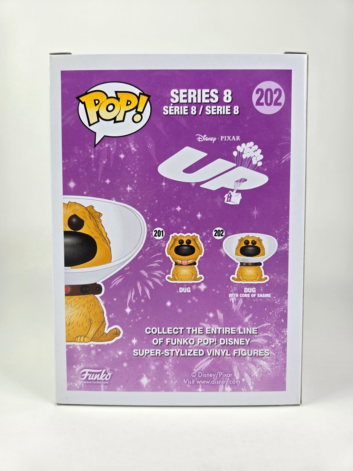Funko Pop Disney Up! Dug with Cone of Shame 202 SDCC 2016 Exclusive