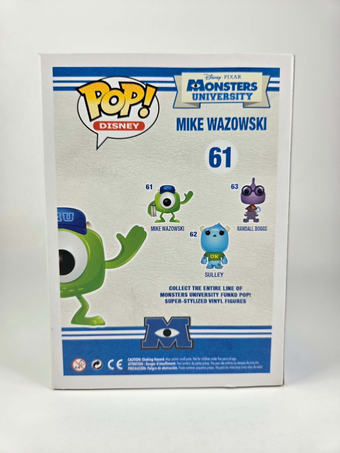 Funko Pop Disney Pixar Monsters University Mike Wazowski 61 SDCC 2013 Exclusive 480 Piece
