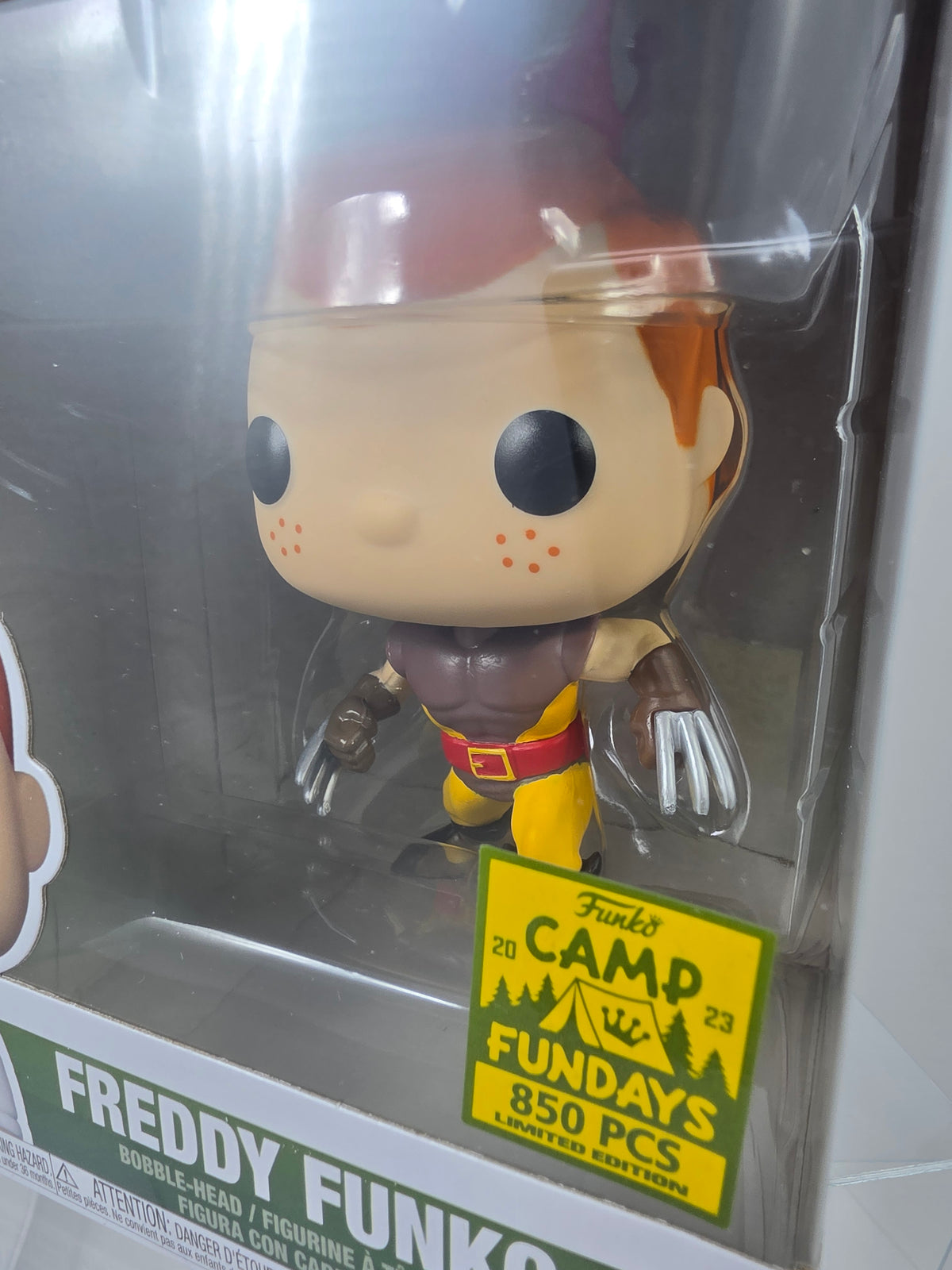 Freddy Funko Pop as Wolverine Marvel Camp Fundays 2023 850 Pcs Limited