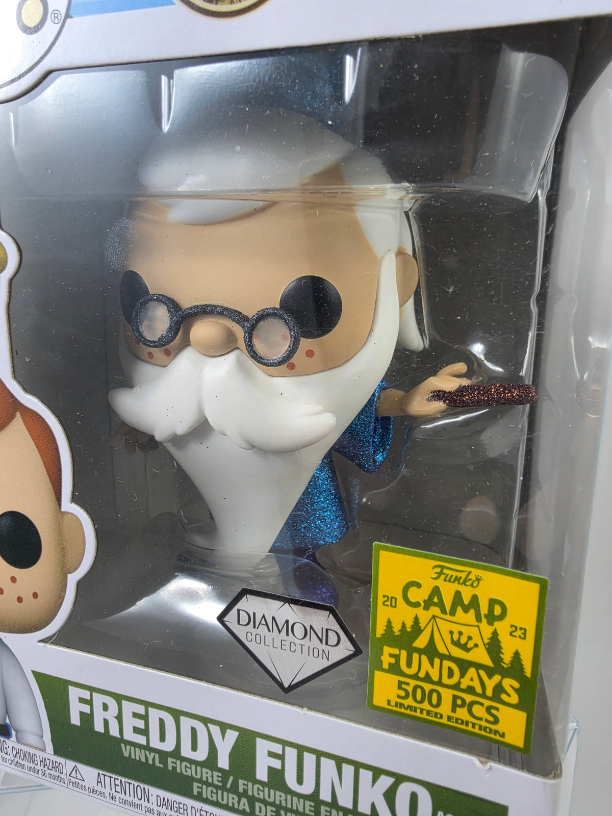 Freddy Funko Pop as Merlin Diamond Collection Disney Camp Fundays 2023 500 Pcs Limited