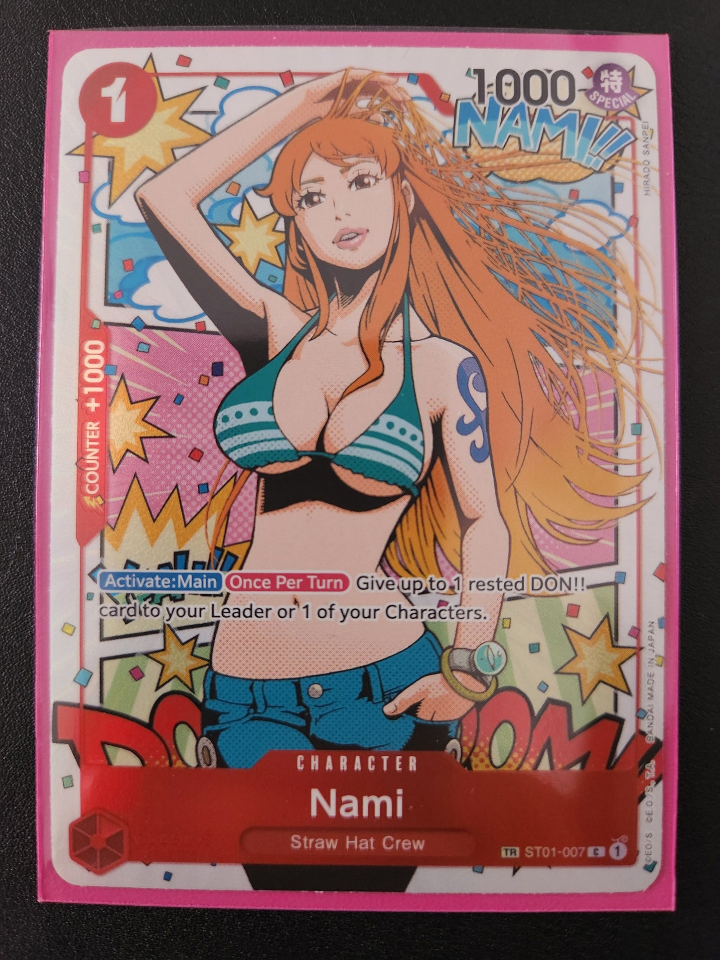 Nami – ST01-007 Treasure Rare – Wings of the Captain – One Piece TCG