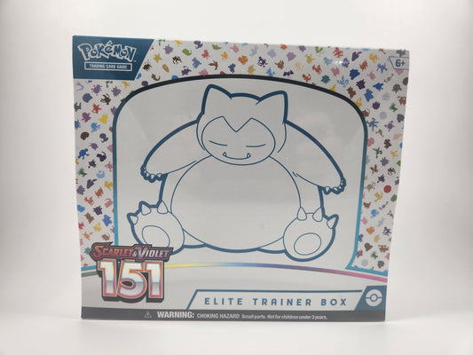 Pokemon 151 Snorlax Elite Trainer Box Trading Card Game