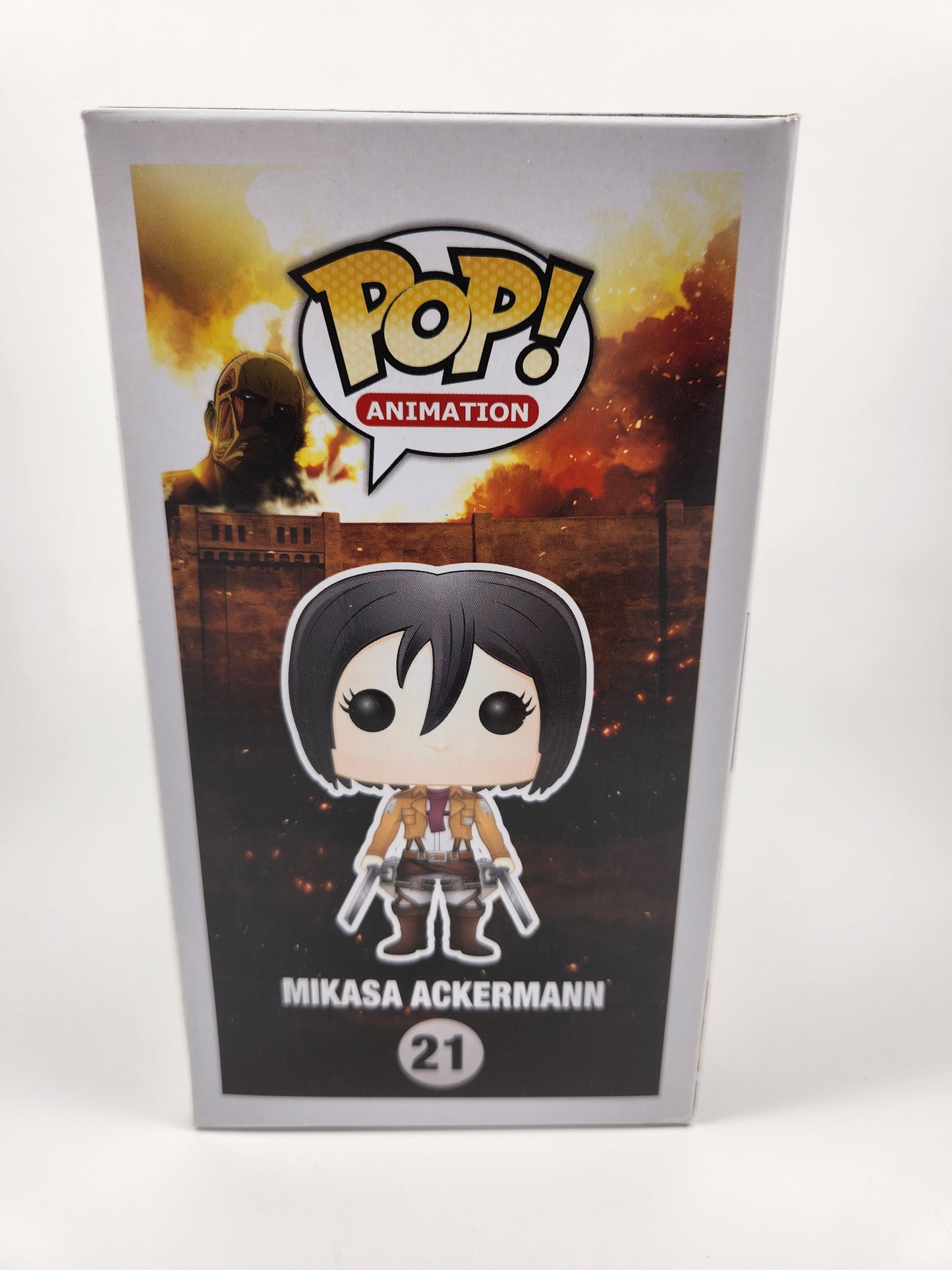 Funko Pop Animation: Attack on Titan Mikasa Ackermann 21 (Vaulted)