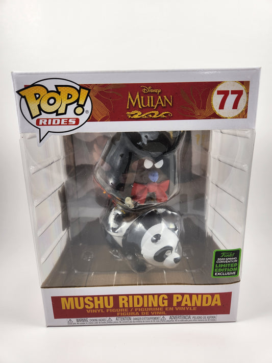 Funko Pop Rides: Disney Mulan Mushu Riding Panda (2020 Spring Convention Exclusive)