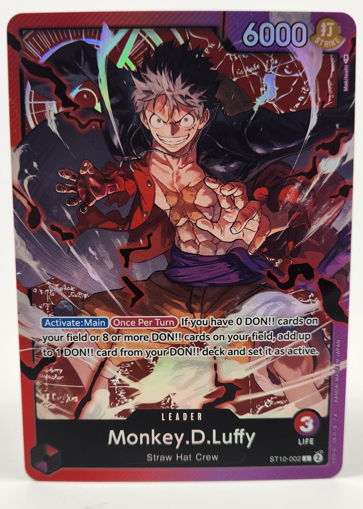 Monkey D. Luffy Leader – ST10-002 L – One Piece TCG