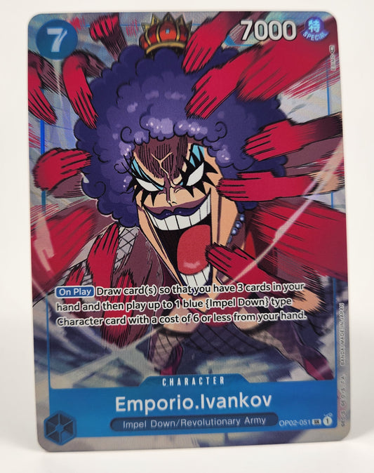 Emporio Ivankov – OP02-051 Super Rare – Paramount War – One Piece TCG