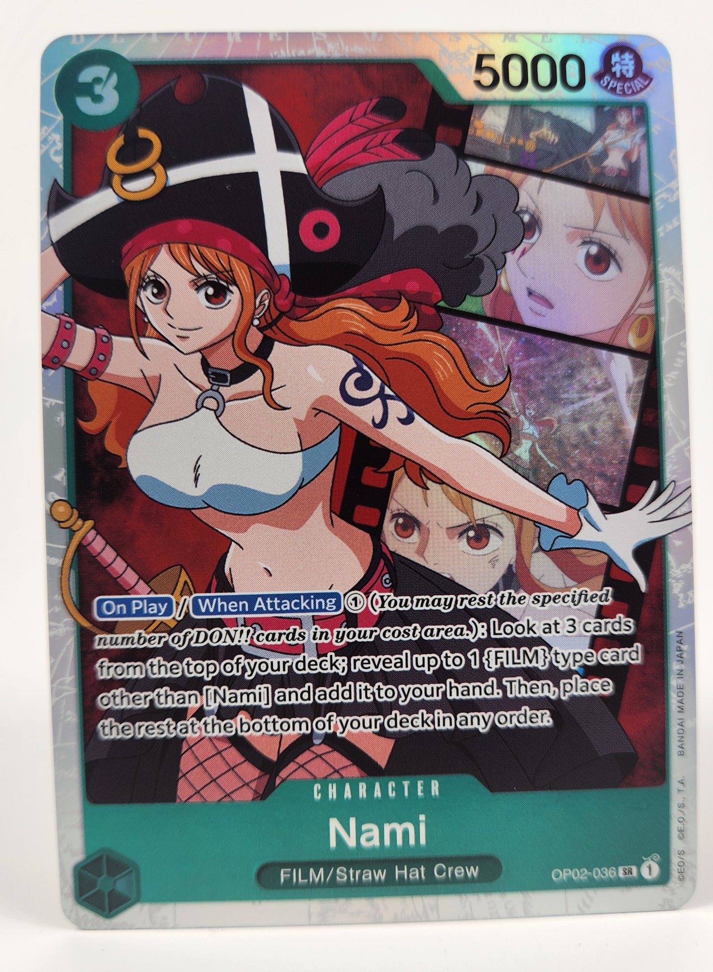 Nami Film – OP02-036 Super Rare – Paramount War – One Piece TCG