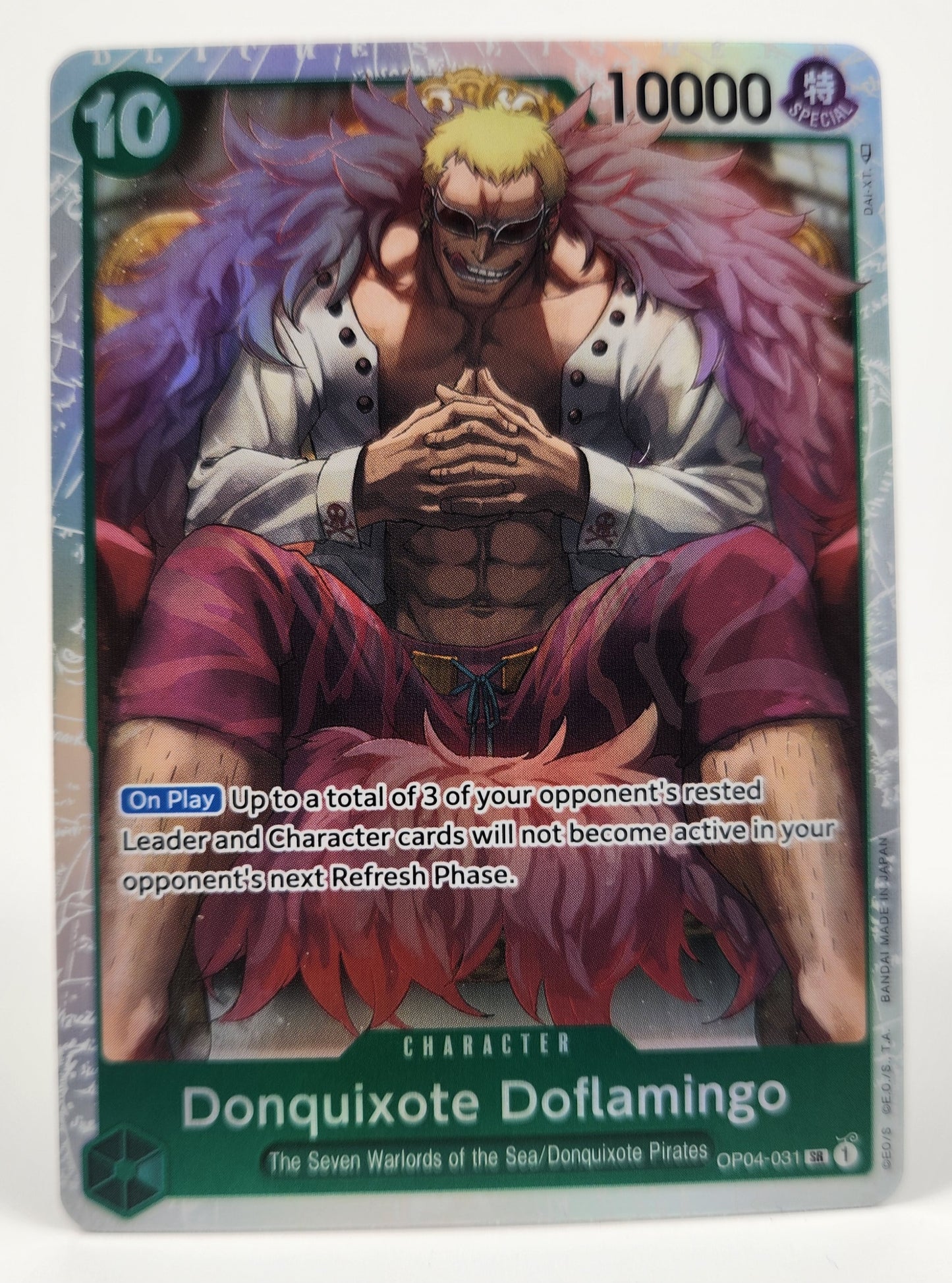 Donquixote Doflamingo – OP04-031 Super Rare – Kingdom of Intrigue – One Piece TCG