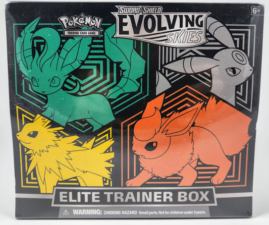 Pokemon Evolving Skies Elite Trainer Box Trading Card Game (Flareon/Jolteon/Umbreon/Leafeon)