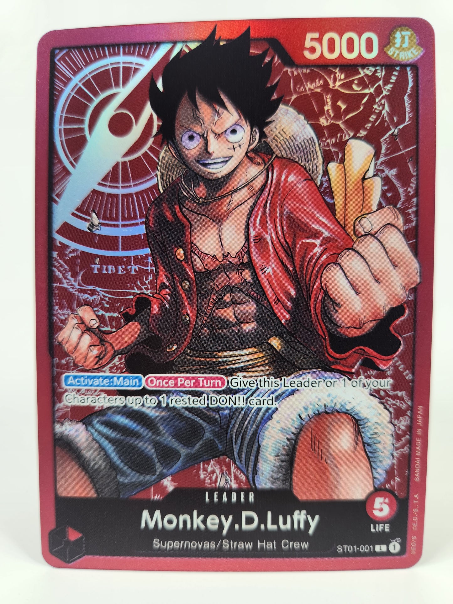 Monkey D. Luffy Leader ST01-001 One Piece TCG