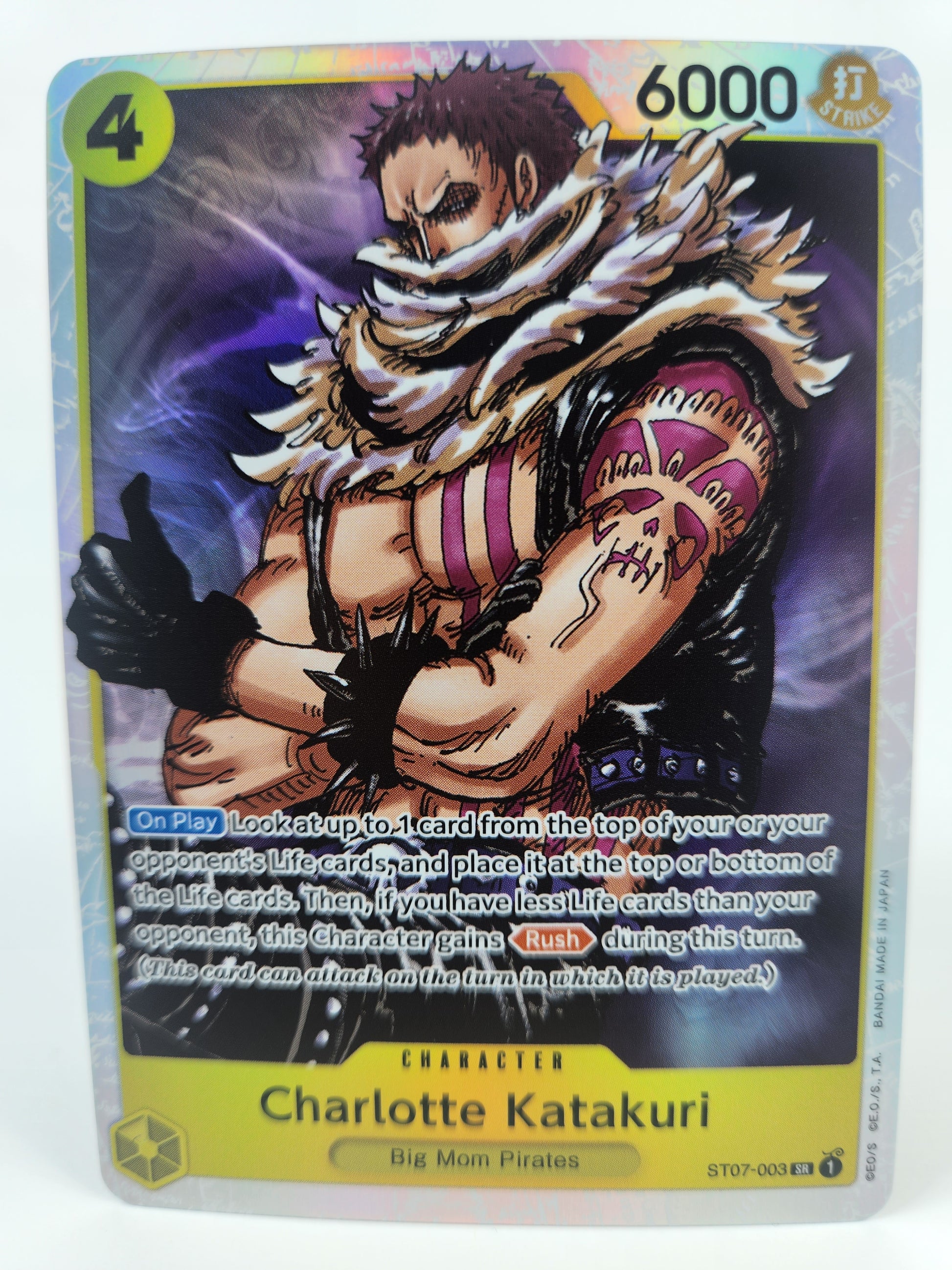 Charlotte Katakuri Starter Deck 7 Big Mom Pirate ST07-003 One Piece TC Pop Pursuit Collectibles Charlotte Katakuri Starter Deck 7 Big Mom Pirate ST07-003 One Piece TC Pop Pursuit Collectibles
