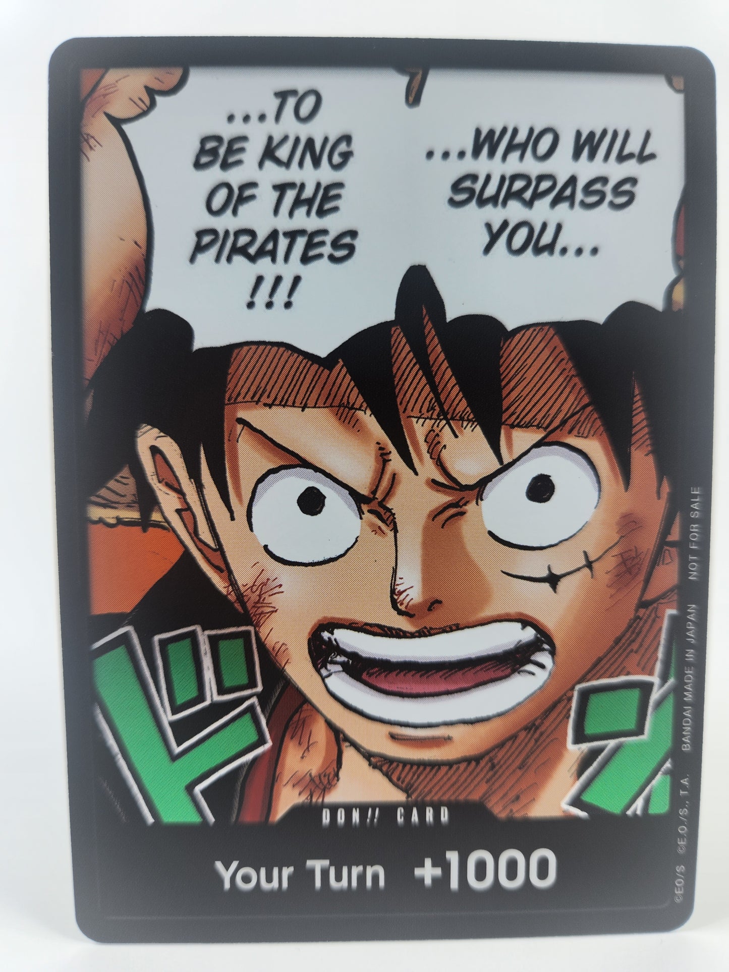 Monkey.D.Luffy DON!! Card (1st Anniversary DON!! One Piece TCG