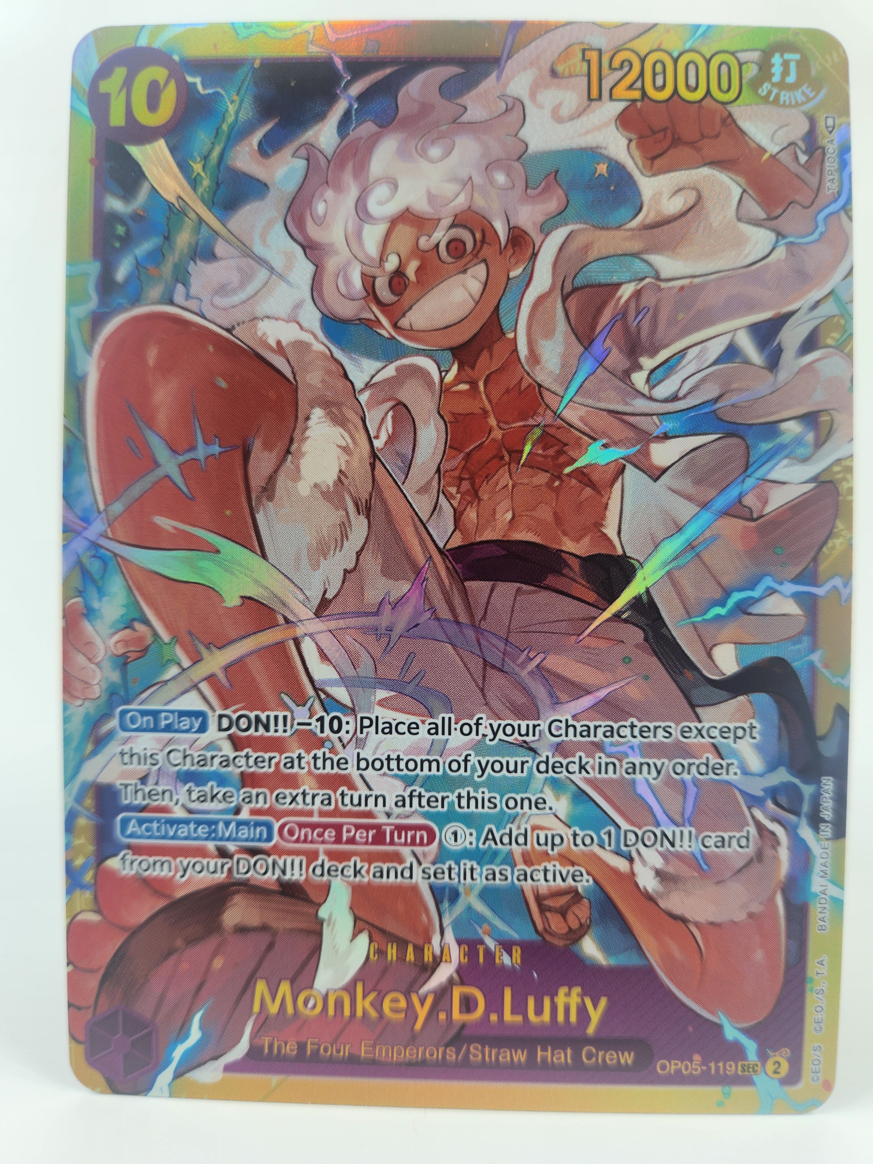 Monkey D. Luffy Gear 5 Regular Art OP05-119 One Piece TCG