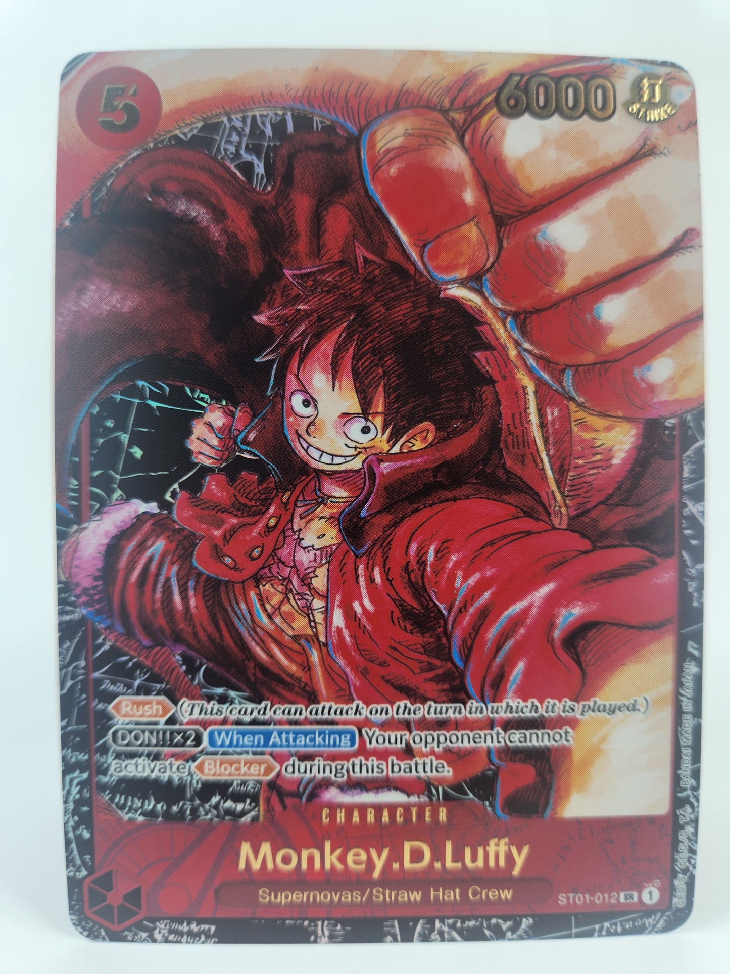 Monkey D. Luffy ST01-012 Alternate Art Anniversary One Piece TCG