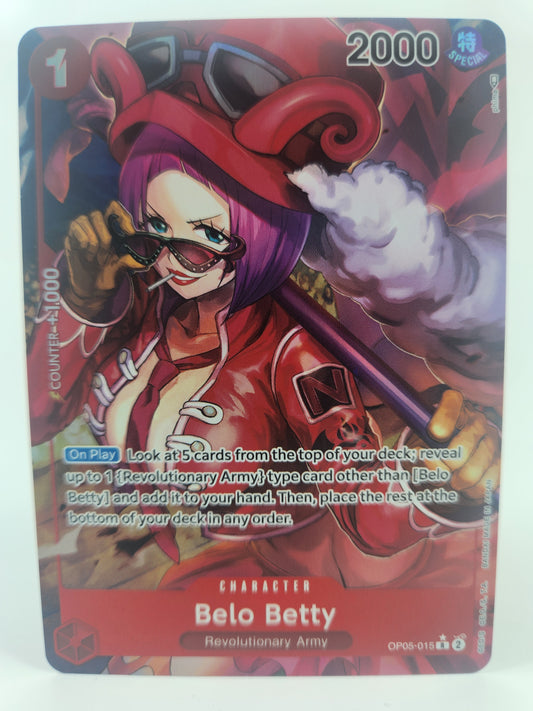 Belo Betty OP05-015 Alternate Art One Piece TCG