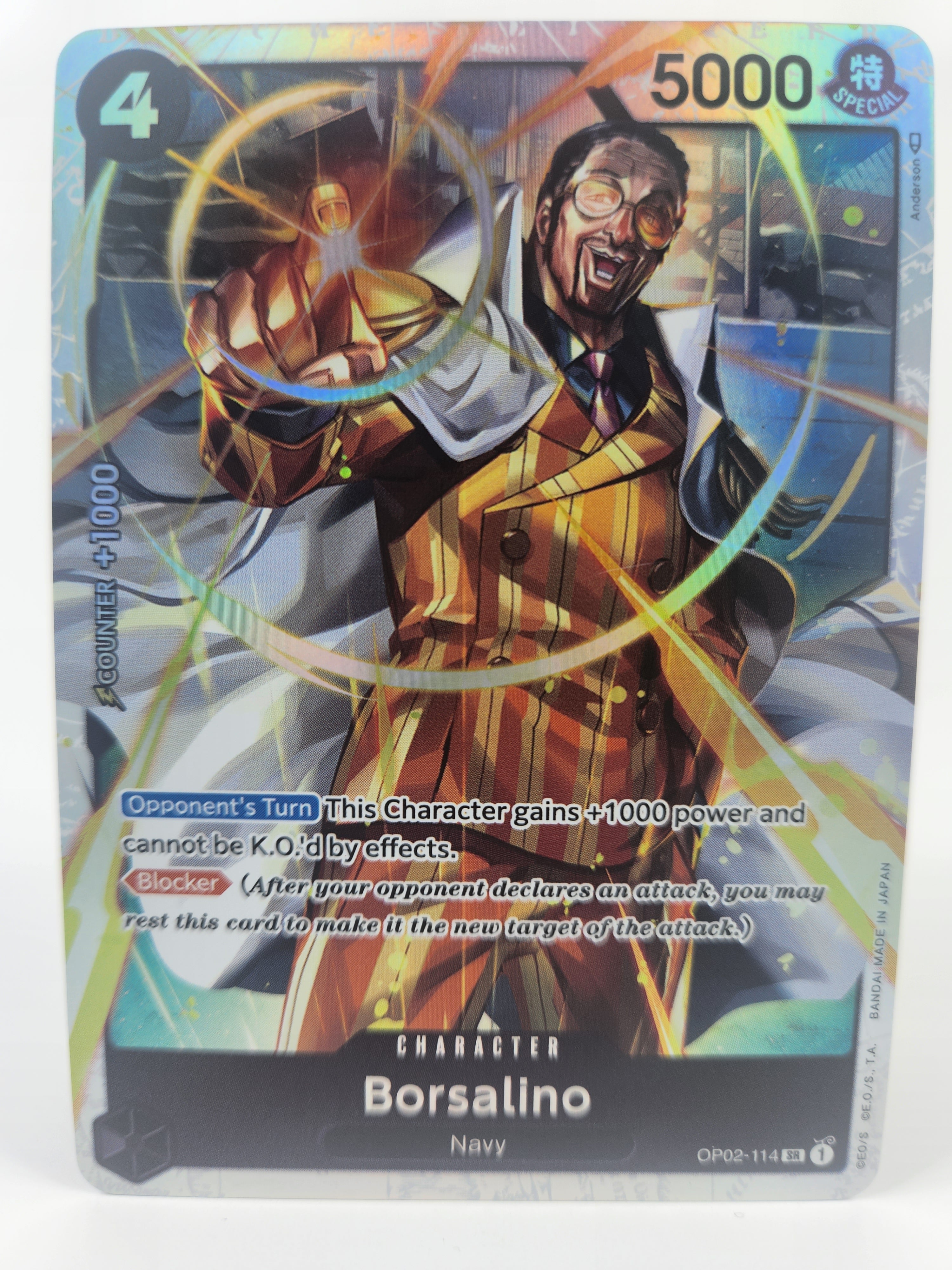 Borsalino Navy OP02 114 One Piece TCG Pop Pursuit Collectibles