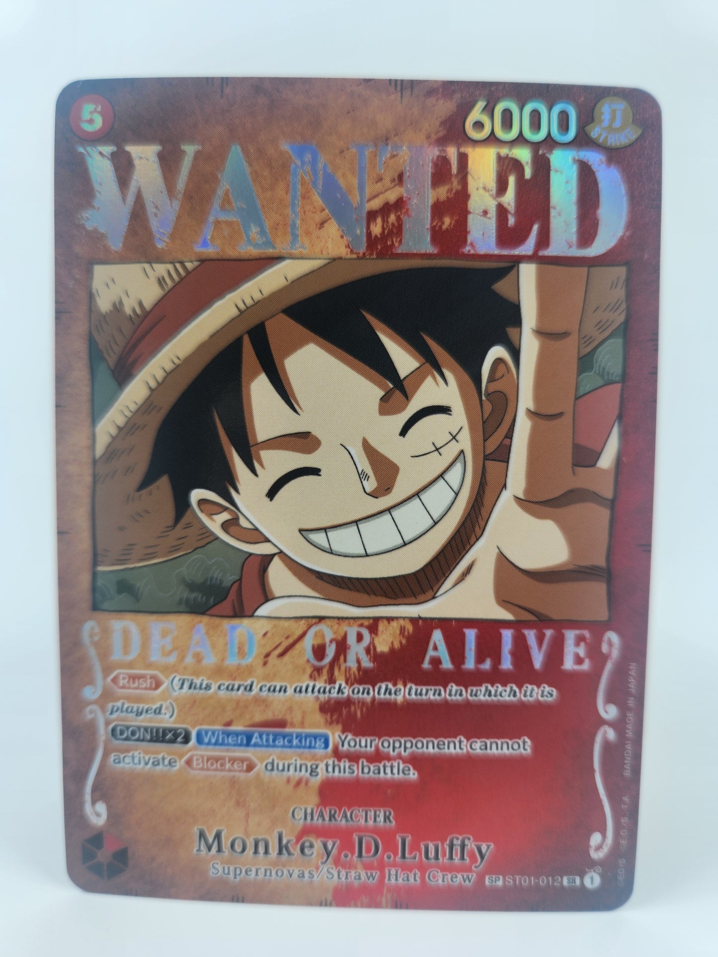 Monkey D. Luffy ST01-012 SR Wanted Poster One Piece TCG – Pop Pursuit ...