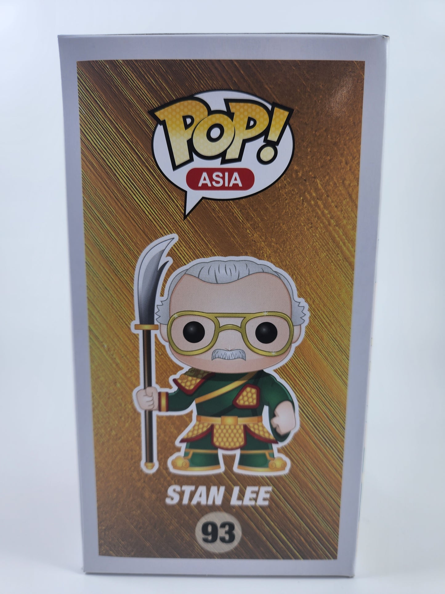 Funko Pop Asia Collectibles Green Stan Lee Guan Yu 93