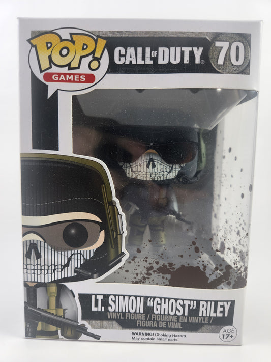 Funko Pop Games Call of Duty Lt. Simon Ghost Riley Muddy 70