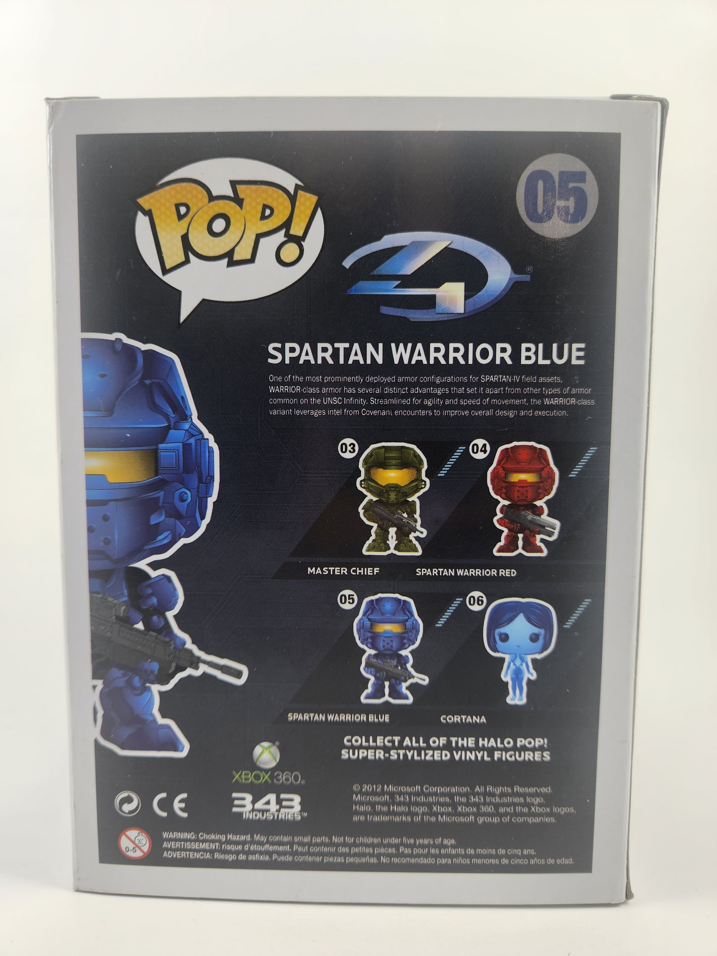 Funko Pop Games Halo 4 Spartan Warrior Blue 05