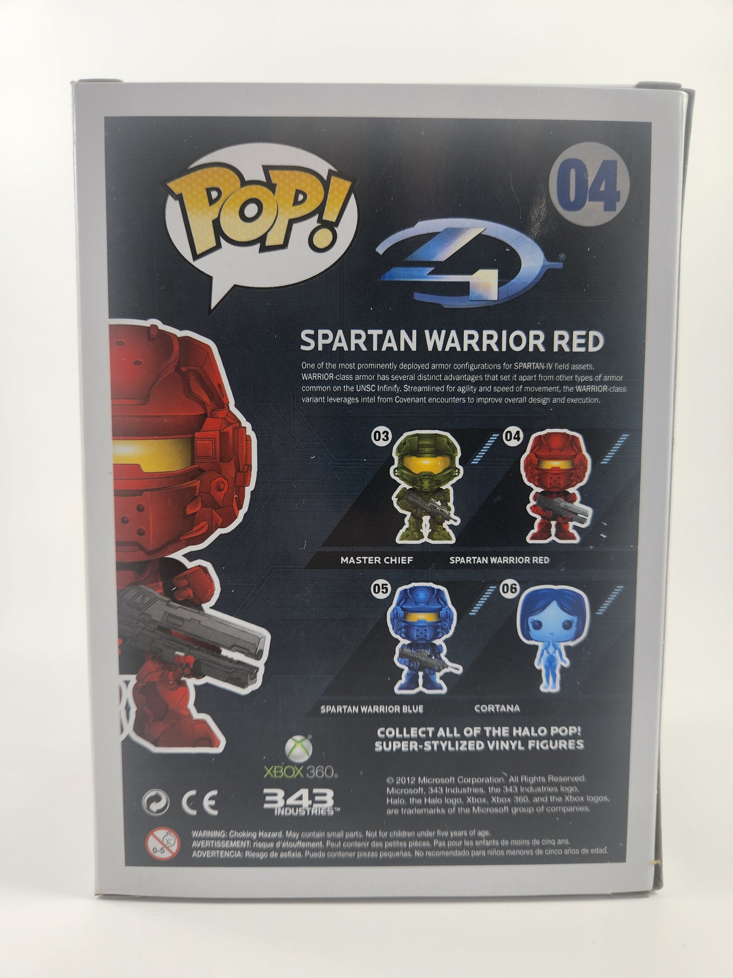 Funko Pop Games Halo 4 Spartan Warrior Red 04