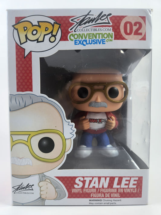 Funko Pop Asia Collectibles Stan Lee Fan Expo 02 Box Damaged