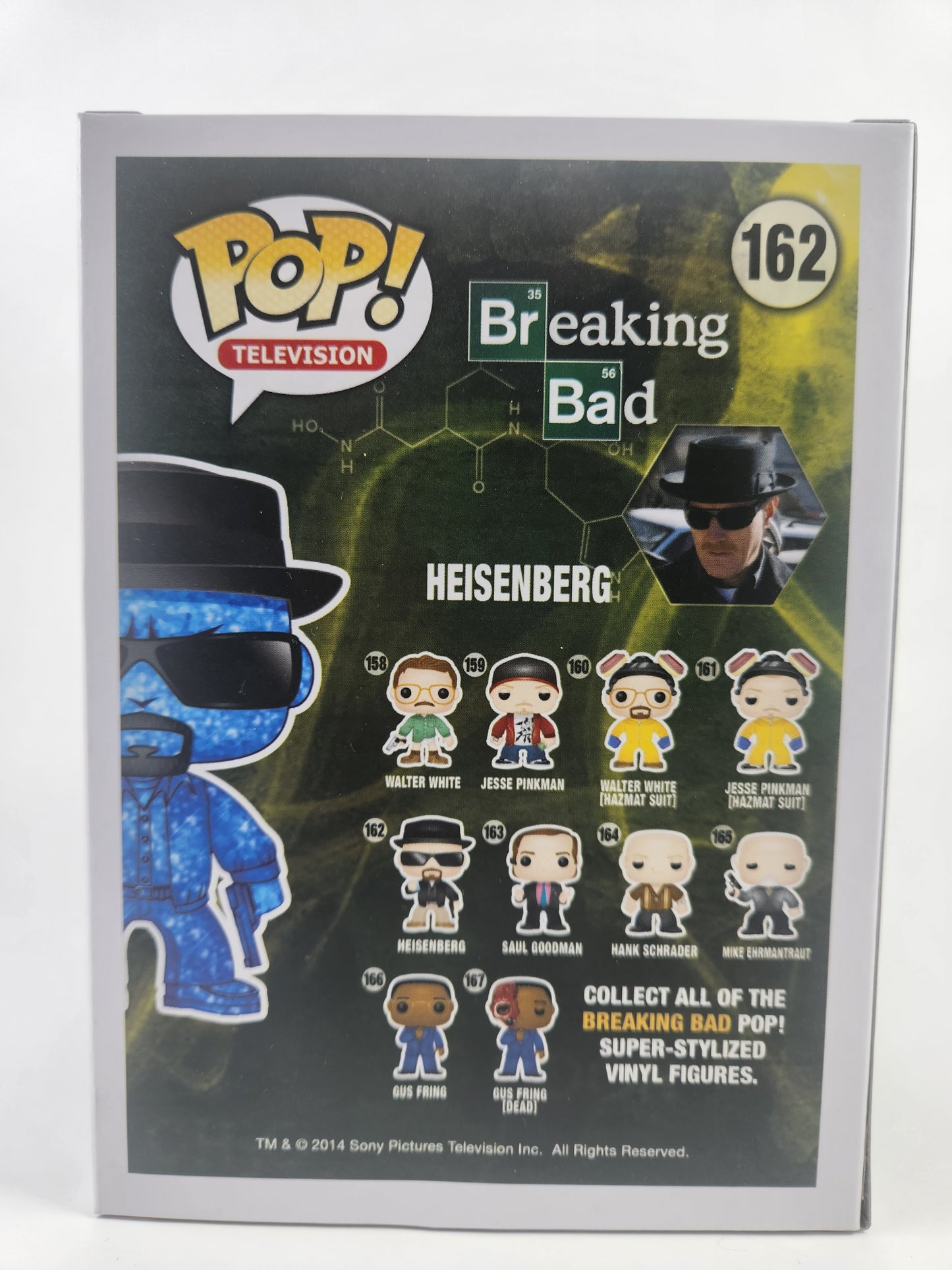 Funko Pop Television Breaking Bad Blue Heisenberg 162 Convention Exclusive