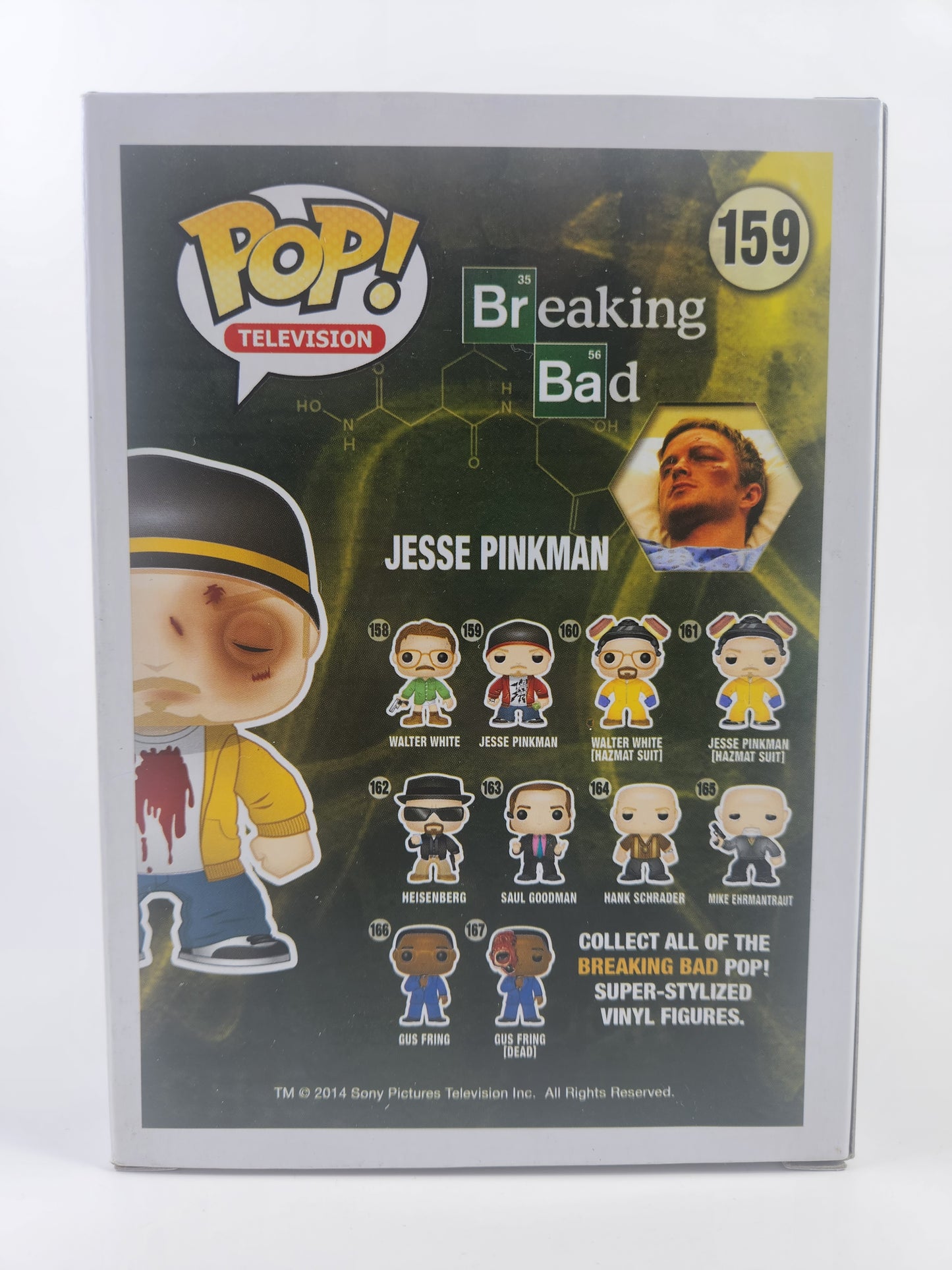 Funko Pop Television Breaking Bad Beat Up Jesse Pinkman 159 Convention Exclusive BOX DAMAGED