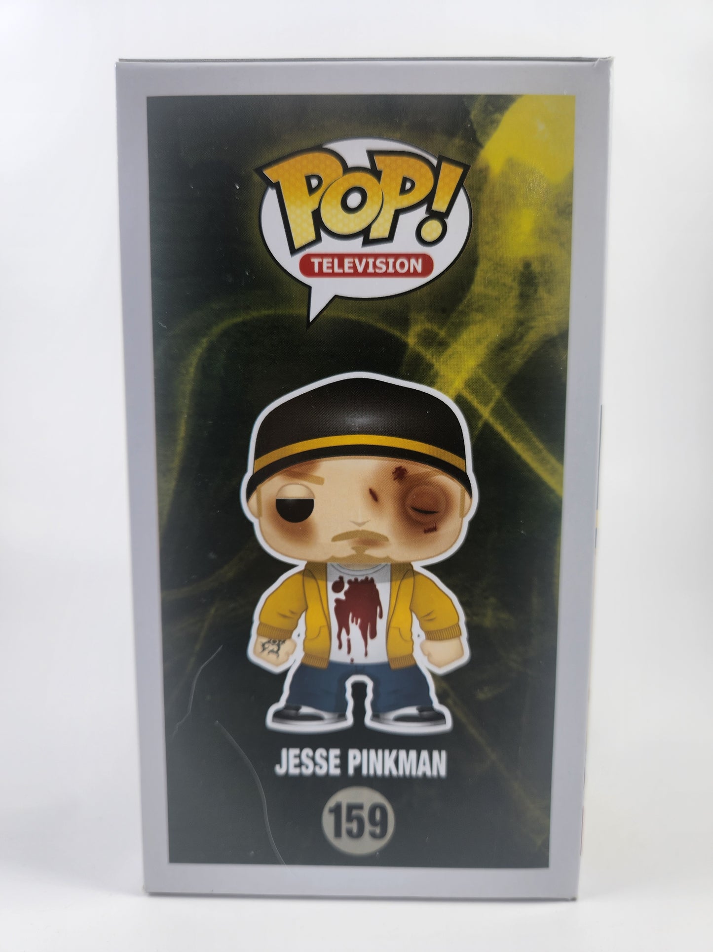 Funko Pop Television Breaking Bad Beat Up Jesse Pinkman 159 Convention Exclusive BOX DAMAGED