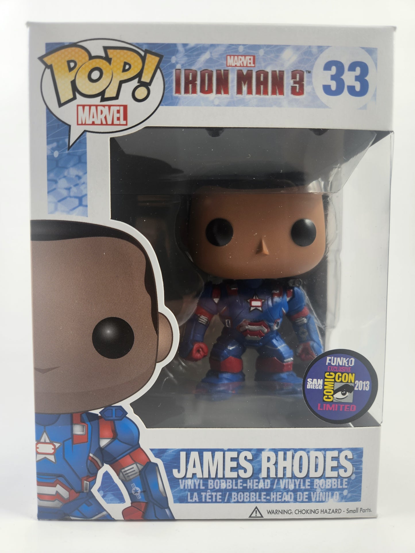 Funko Pop Marvel Iron Man 3 James Rhodes SDCC Exclusive 33