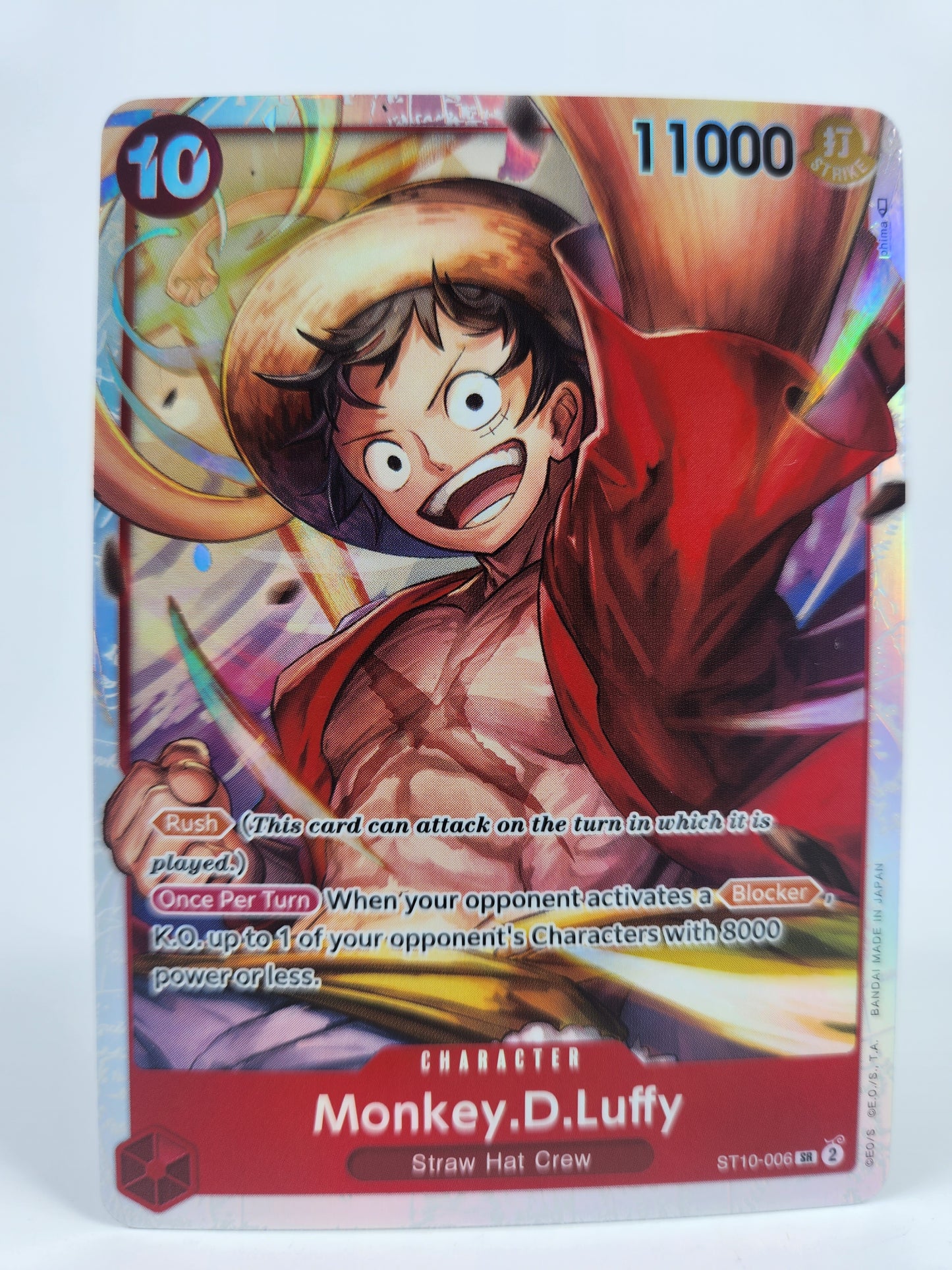 Monkey D. Luffy ST10-006 SR One Piece Trading Card Game TCG Single