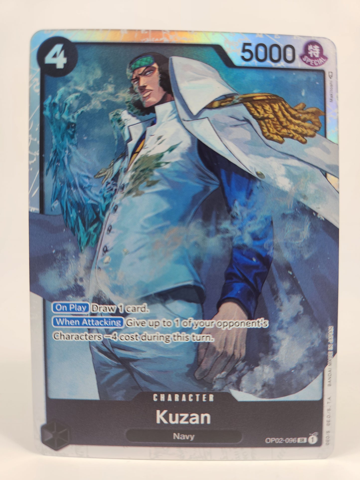 Kuzan OP02-096 SR Paramount War One Piece Trading Card Game TCG Single