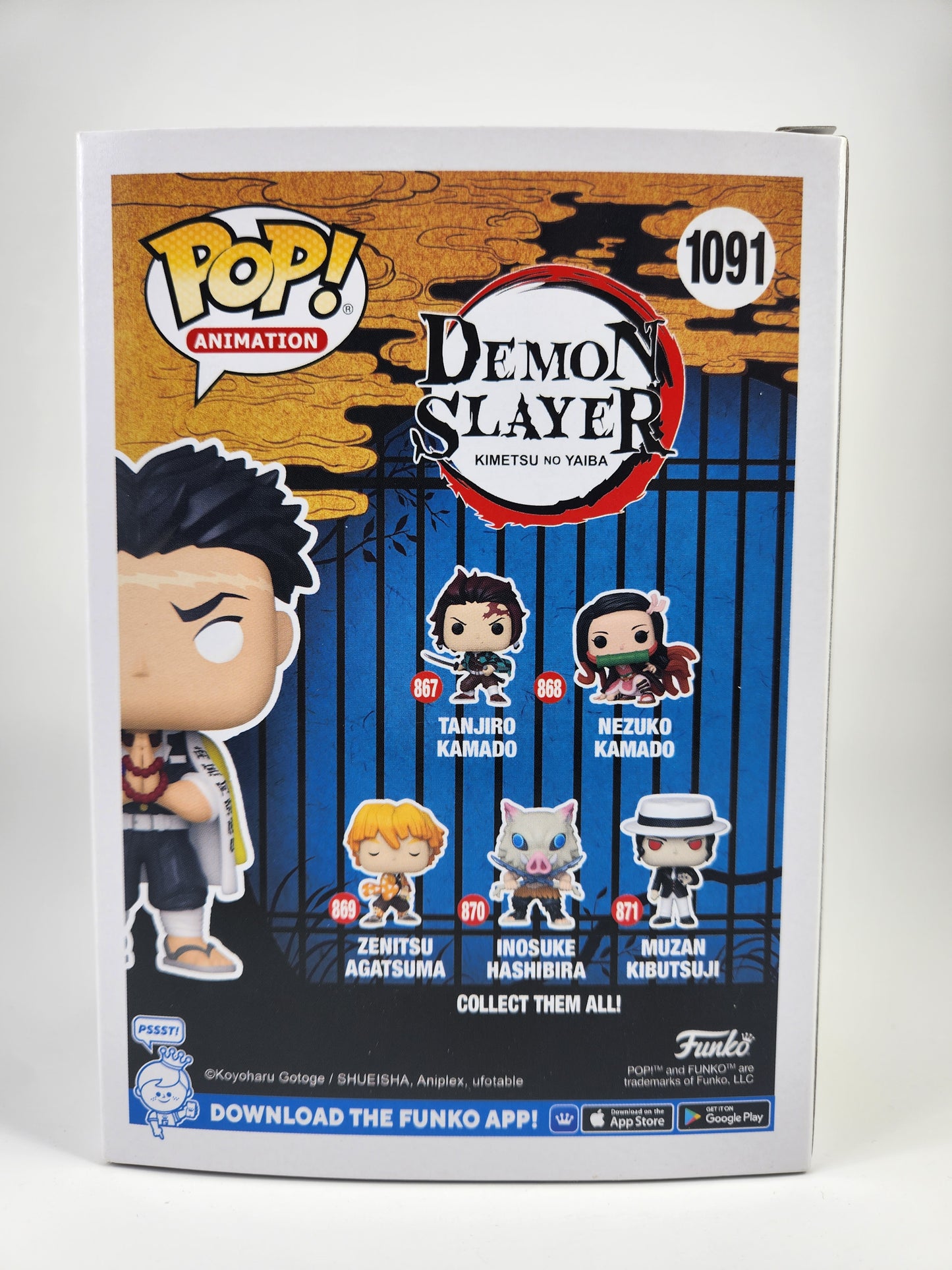 Funko Pop Animation Demon Slayer Gyomei Himejima 1091 Special Edition Exclusive