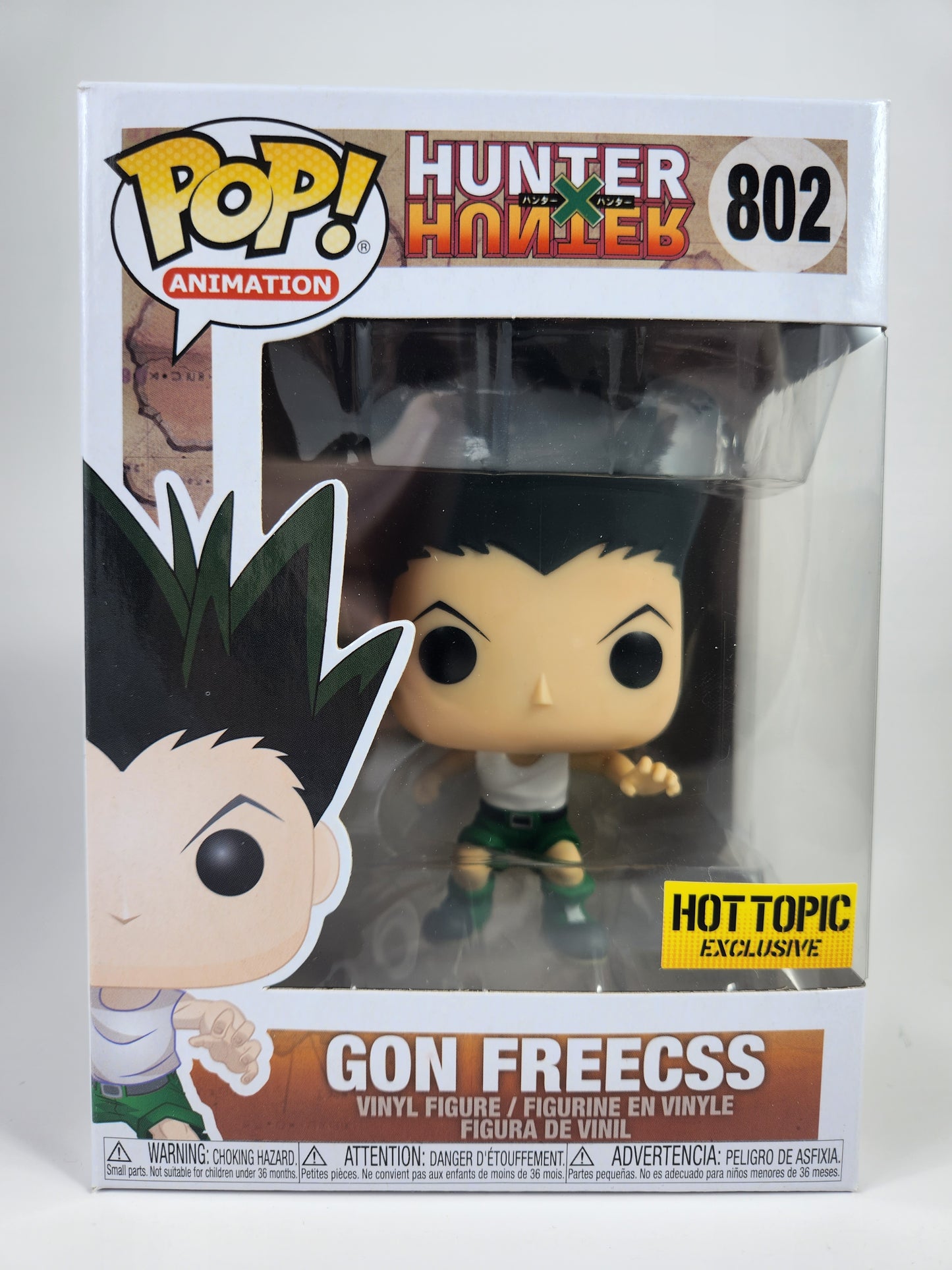 Funko Pop Animation Hunter Hunter Gon Freecss Hot Topic Exclusive 802