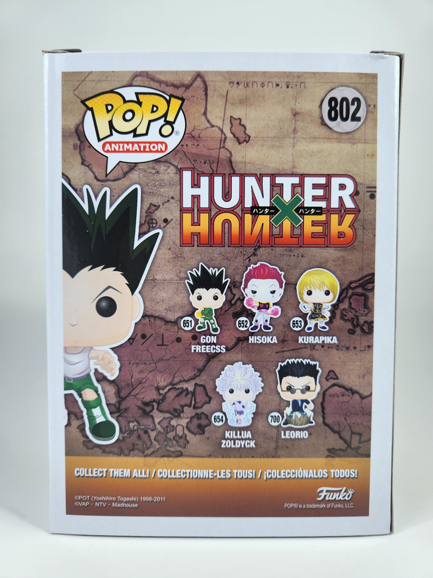 Funko Pop Animation Hunter Hunter Gon Freecss Hot Topic Exclusive 802