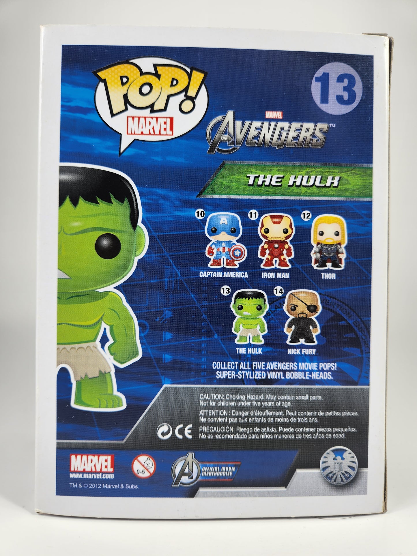 Funko Pop Marvel Avengers The Hulk 13 Original Vaulted Figure