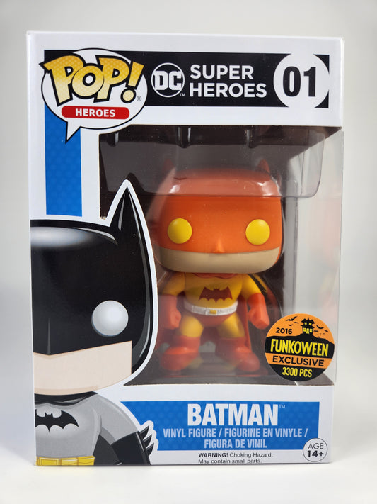 Funko Pop DC Heroes Orange Batman 01 2016 Funkoween 3300 Piece Exclusive